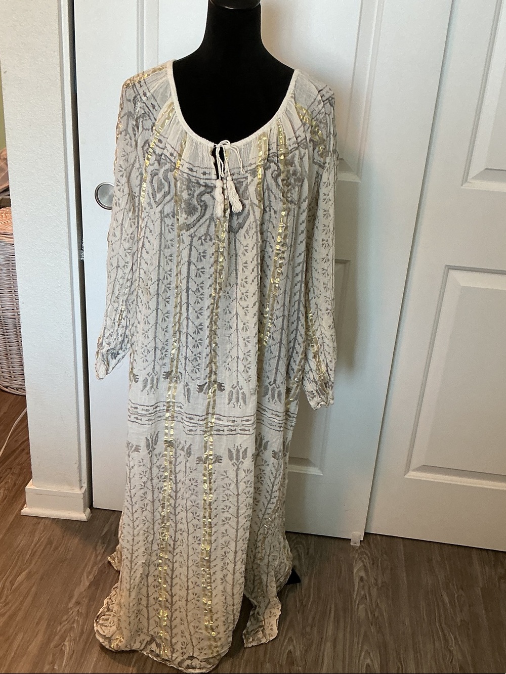 Mes Desmoiselles Paris Ivory Maxi Dress M-L
